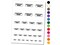 Excellent Work Speech Bubble Teacher Student School Temporary Tattoo Water Resistant Fake Body Art Set Collection